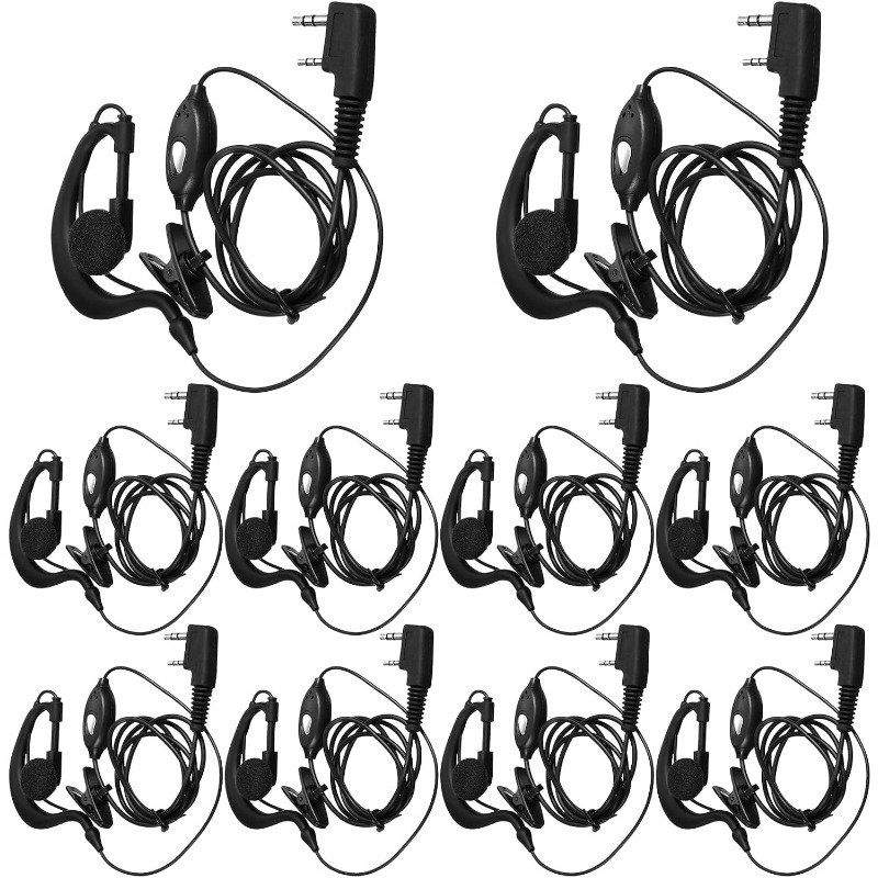 Wired Earphone Mic - 10 pièces Écouteur avec micro pour