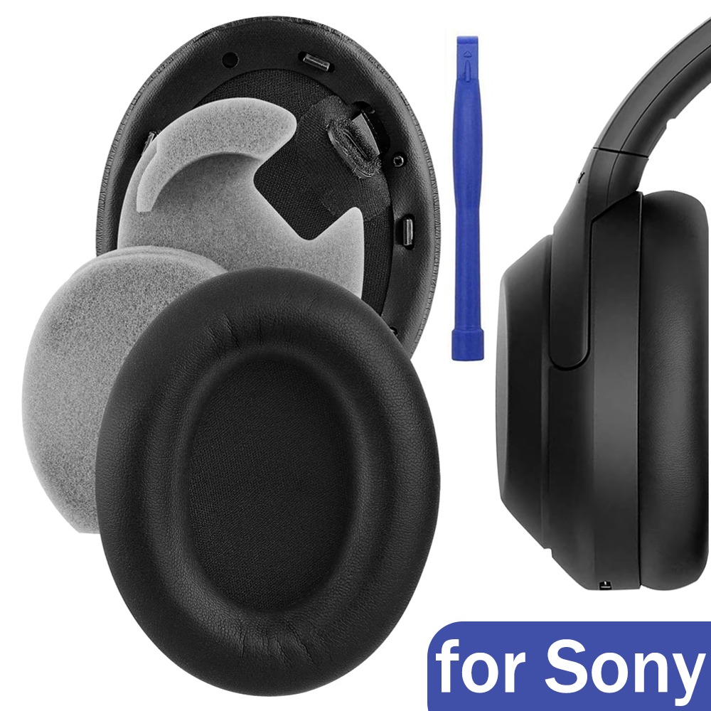 Sony Headphone Wh-1000Xm5 - Coussinets d'écouteurs en cuir et mousse