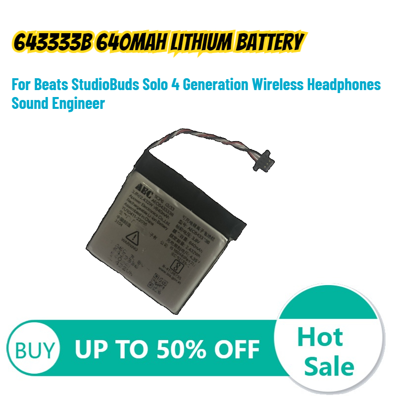 Batterie au lithium 643333B 64 - Beats Headphone Solo 4 avis et prix