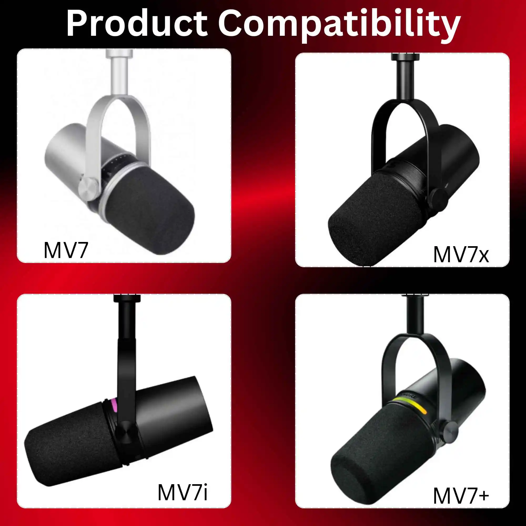 Filtre anti-pop en mousse de r - Shure Mic Mv7 avis et prix