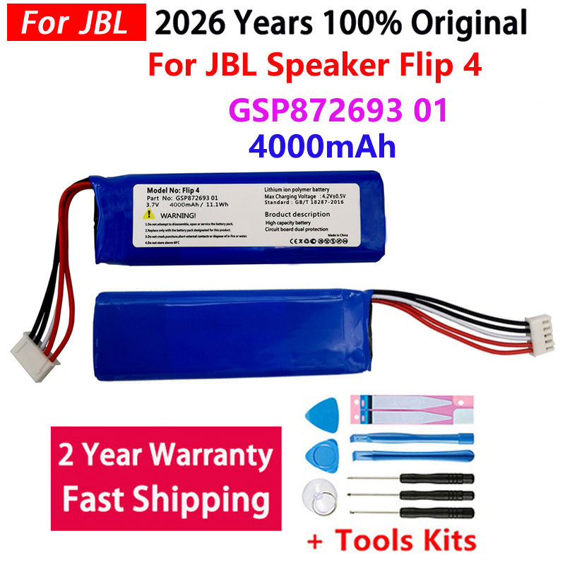 Batterie de haut-parleur 100%  - Jbl Speaker Flip 6 avis et prix